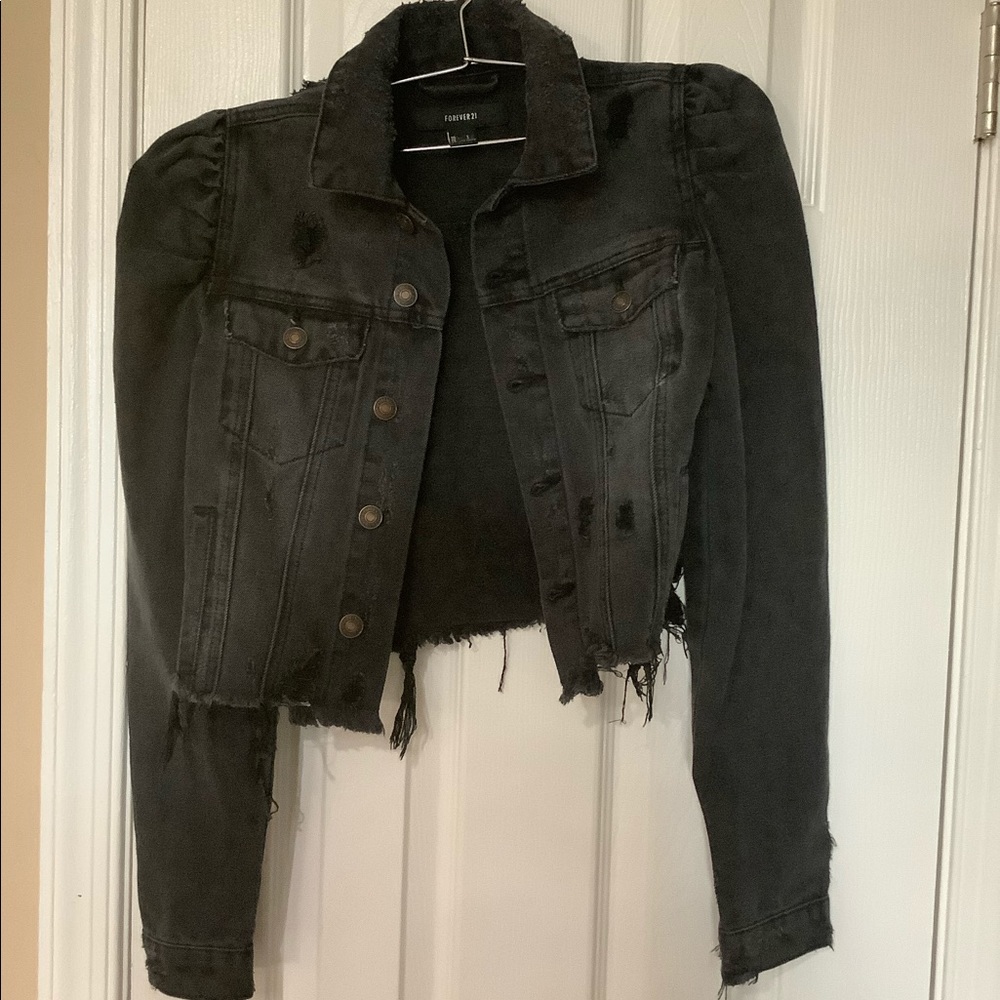 Distressed jacket